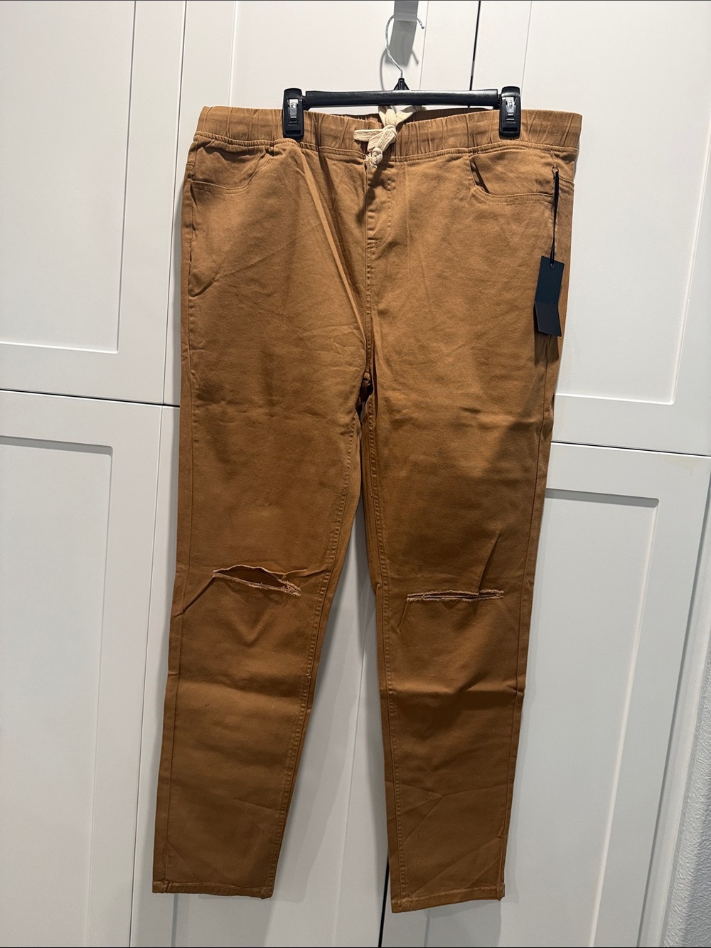 Active USA Slim Women's Jeans in Brown Tan